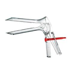 SPECULUM A USAGE UNIQUE ROUGE POLYSTYRENE CRISTAL 24 MM