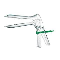 SPECULUM A USAGE UNIQUE VERT POLYSTYRENE CRISTAL 30 MM