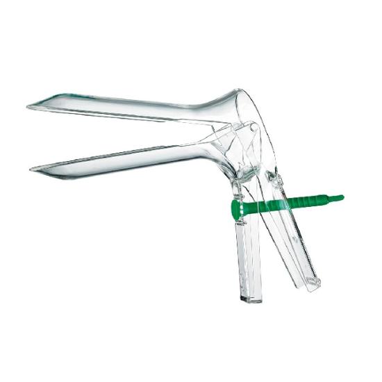 SPECULUM A USAGE UNIQUE VERT POLYSTYRENE CRISTAL 30 MM
