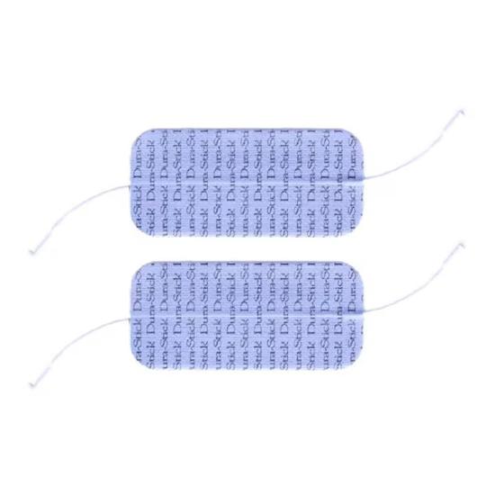 ELECTRODE DURA STICK PLUS SNAP RECTANGULAIRE 5X10CM 2 SORTIES