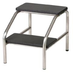 MARCHEPIEDS NOIR CHROME 2 MARCHES 