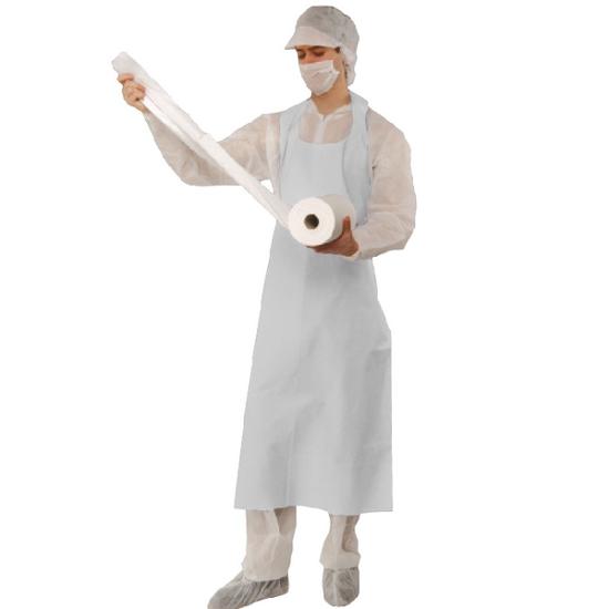 TABLIER PROTECTEUR COURT BLANC 