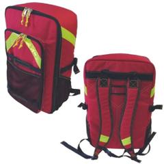 SAC INTERVENTION LEGER 35L ROUGE + TROUSSES VIDES