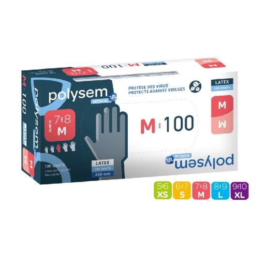 GANT EXAMEN LATEX NP POLYSEM TXS 