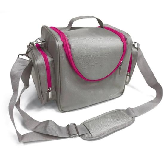 MALLETTE CLARA MEDBAB GRIS-ROSE MALLETTE CLARA MEDBAB GRIS-ROSE