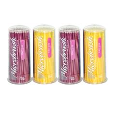 MICROBRUSH FINE LOT DE 4 ROSE/JAUNE