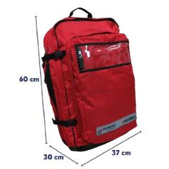 SAC INTERVENTION GRIMM 45L ROUGE + TROUSSES VIDES